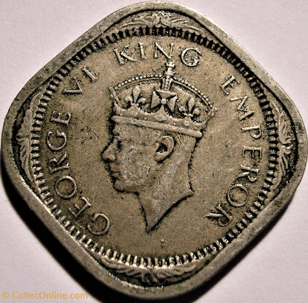George VI - 2 Annas 1941 Calcutta - British India monnaies monde inde george vi 2 annas 1941 calcutta british india