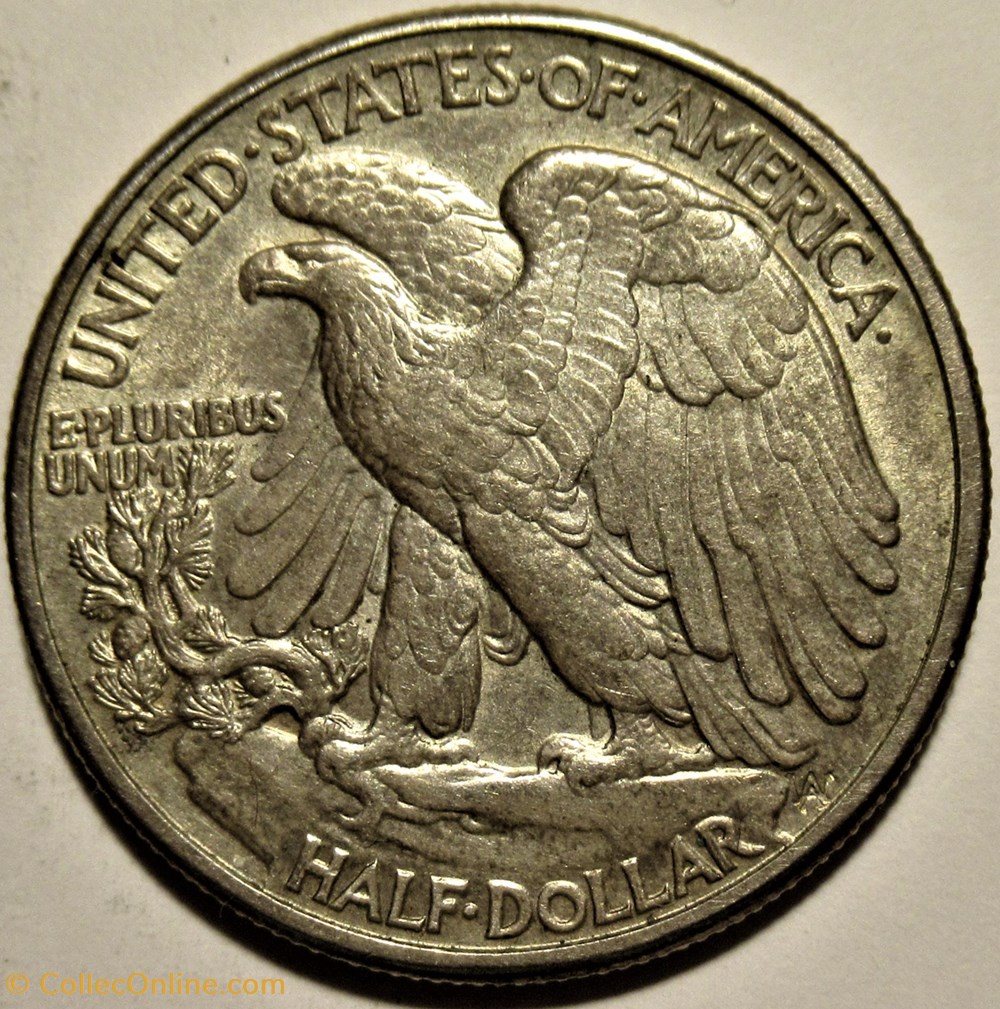 1945 Half Dollar (ex.2) monnaies monde etats unis 1945 half dollar ex 2