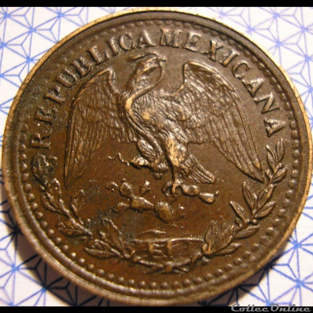 México - 1 Centavo 1904/3 Overdate 4 monnaies monde mexique mexico 1 centavo 1904 3 overdate