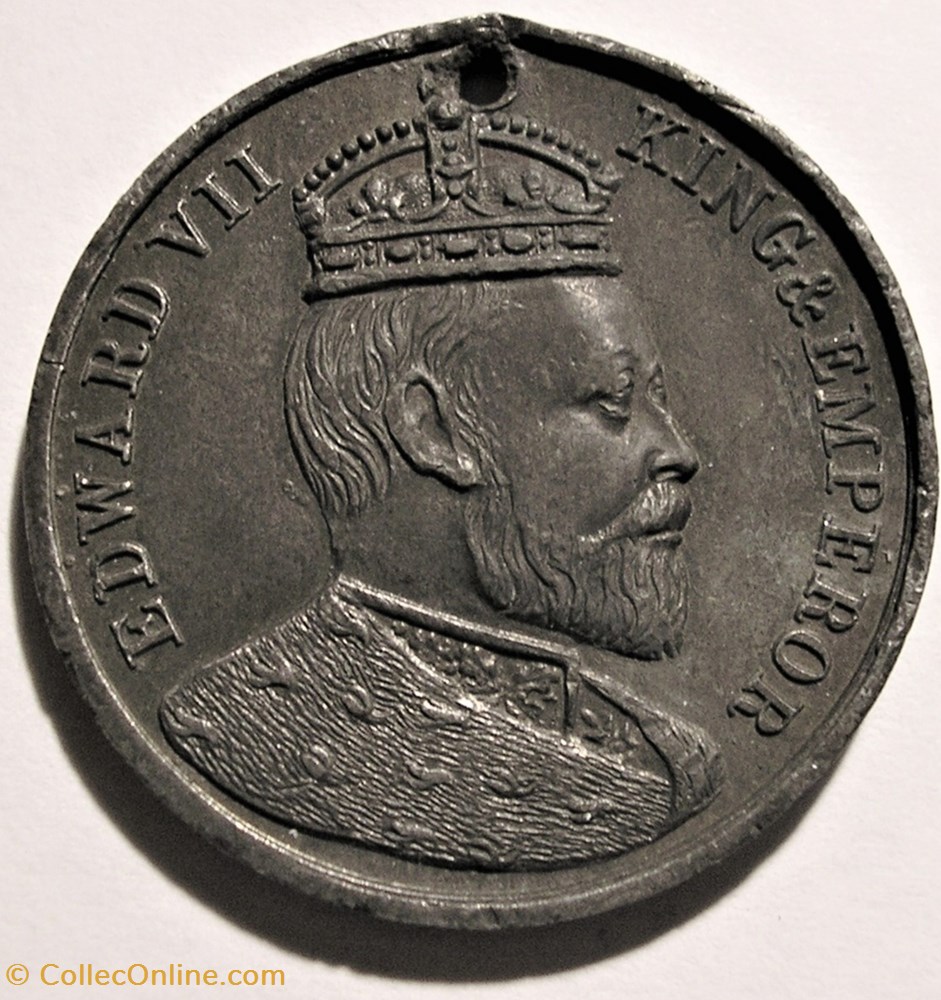 Edward VII - 1902 Commemoration Coronation Medal - UK 2 medaille royaume uni edward vii 1902 commemoration coronation medal uk