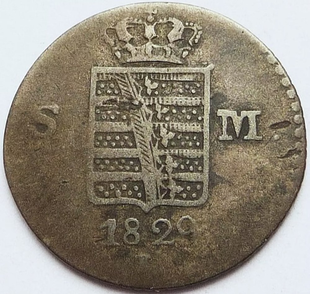 Bernhard II - 6 Kreuzer 1829 - Duchy of Saxe-Meiningen monnaies europe medievale saint empire romain germanique bernhard ii 6 kreuzer 1829 duchy of saxe meiningen