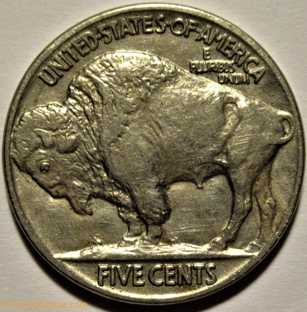 monnaies monde etats unis 1916 5 cents error filling ex 6