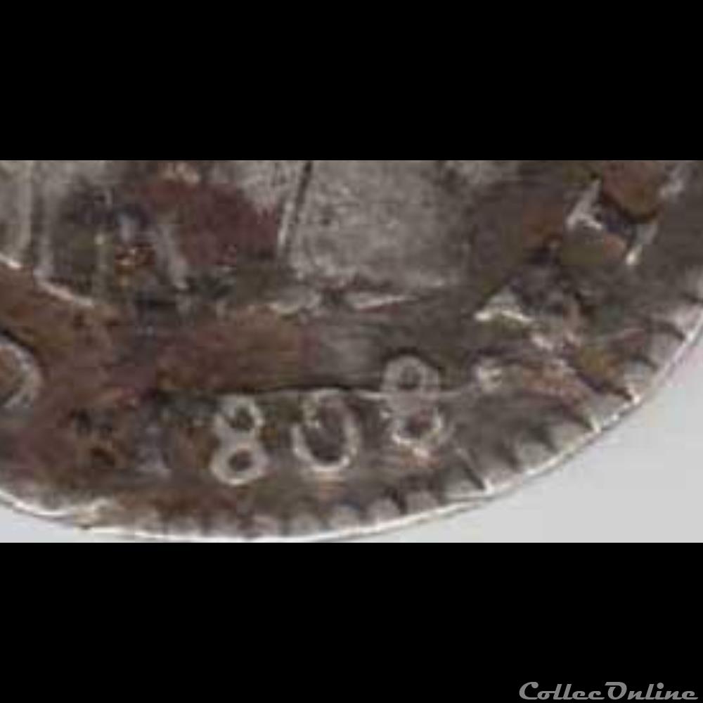 1 Real 1808/9 Potosi - Carlos IV de España 3 monnaie monde bolivie 1 real 1808 9 potosi carlos iv de espana