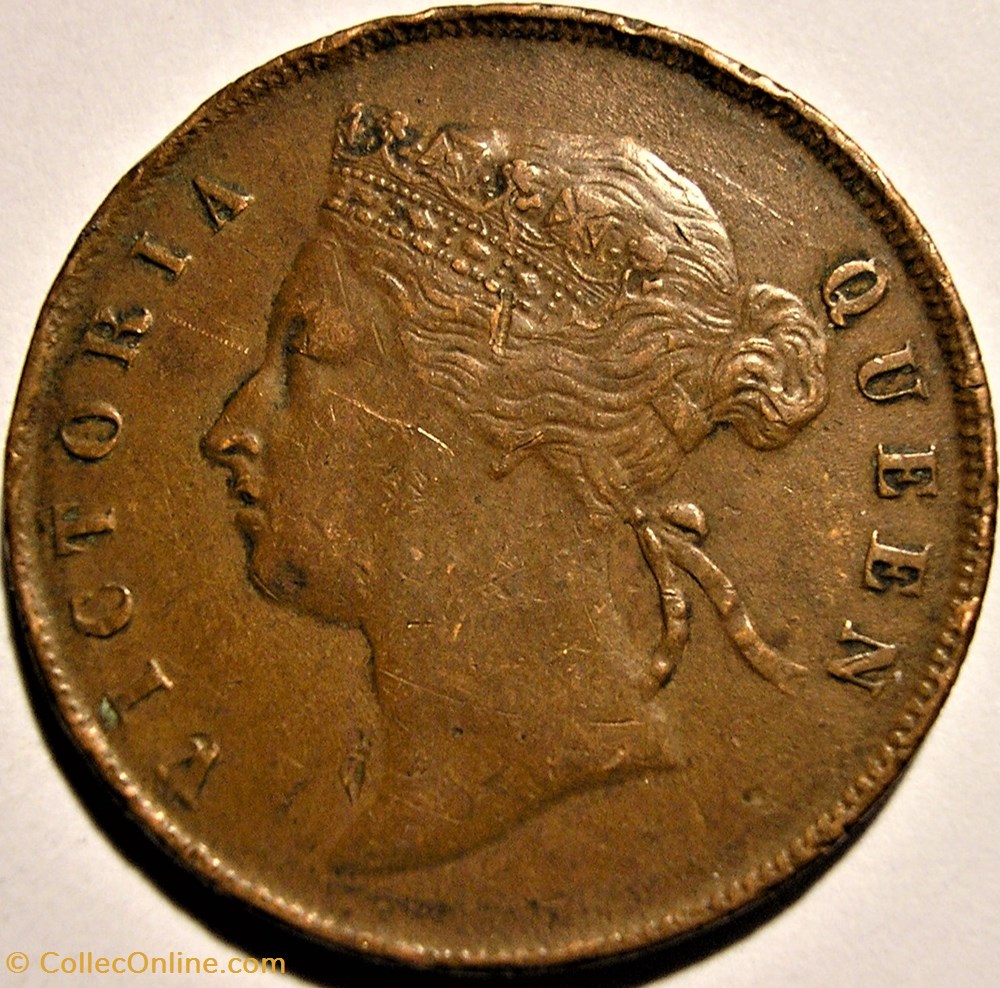 Victoria - One Cent 1901 - Straits Settlements, Malaysia monnaies monde malaisie victoria one cent 1901 straits settlements malaysia