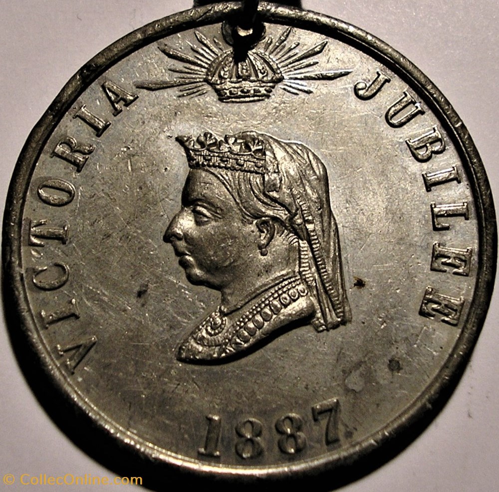 monnaie jeton mereaux victoria 1887 golden jubilee medal great britain