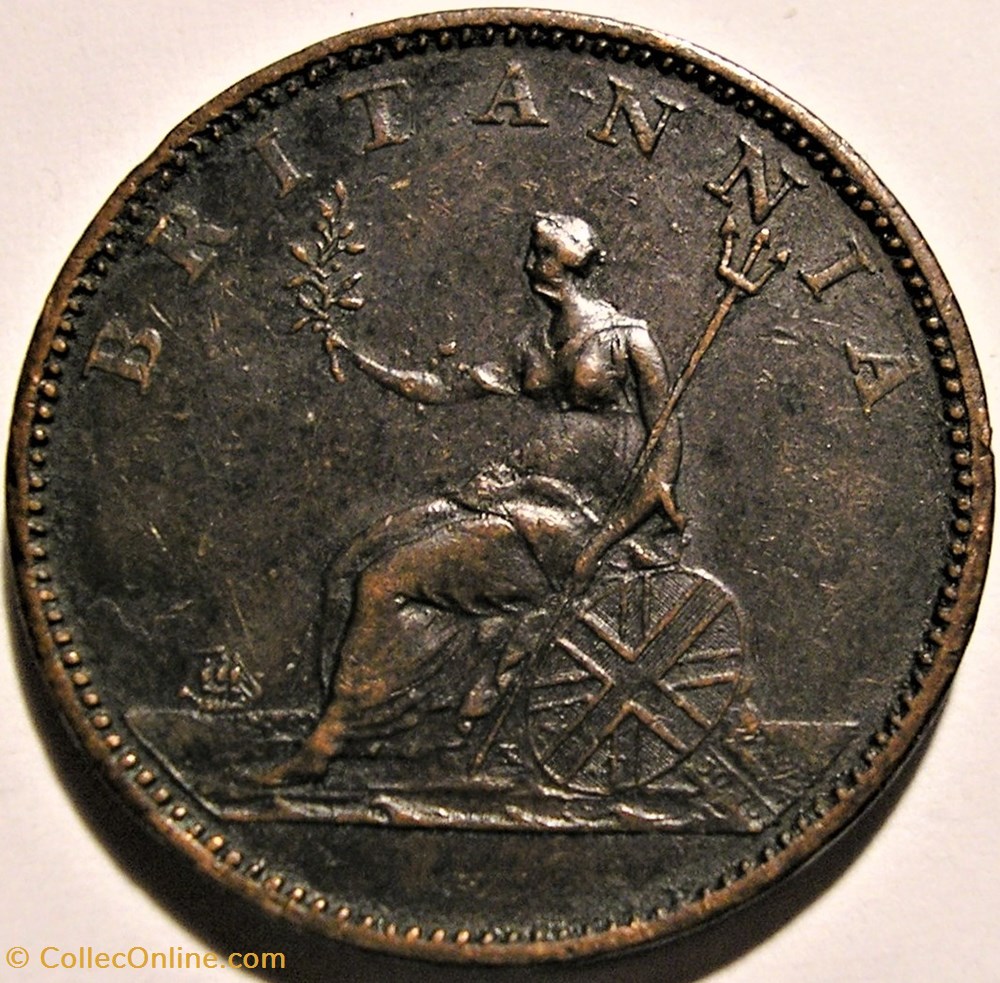 George III - Half Penny 1806 Great Britain (ex.5) monnaies monde royaume uni george iii half penny 1806 great britain ex 5