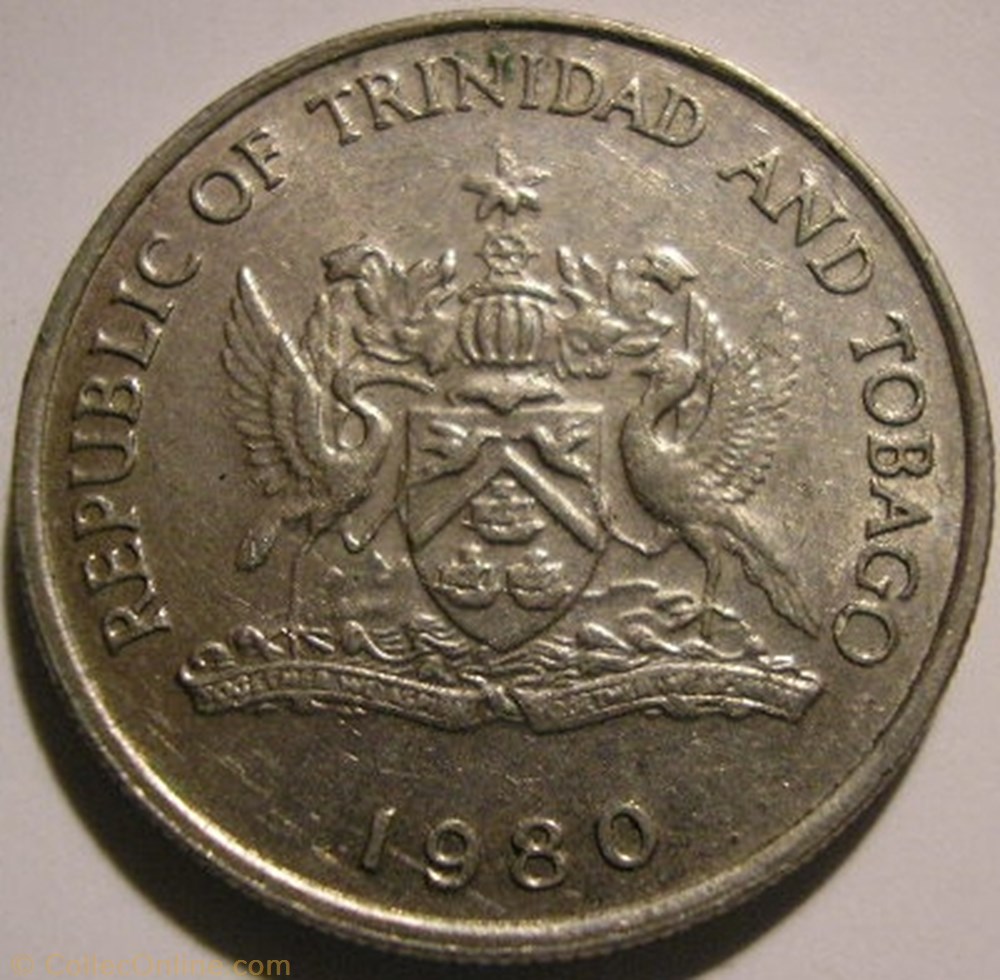 Trinitad & Tobago - 25 Cents 1980 monnaie monde trinite et trinitad tobago 25 cents 1980