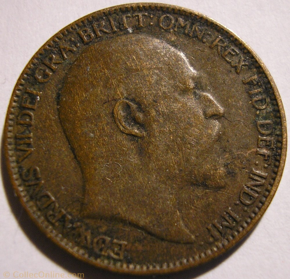 Edward VII - Farthing 1909 - United Kingdom monnaies monde royaume edward vii farthing 1909 united kingdom