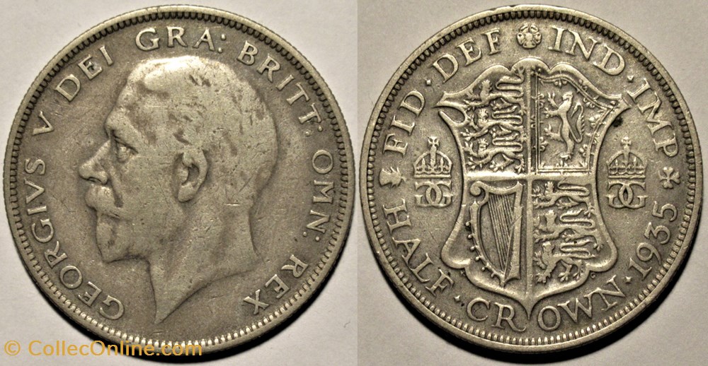 George V - Half Crown 1935 - Great Britain monnaies monde royaume uni george v half crown 1935 great britain