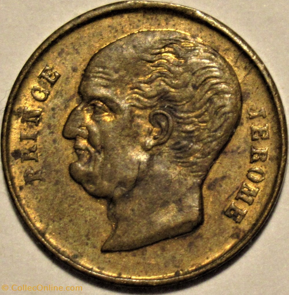 medailles france second empire jerome bonaparte medaillette 1860