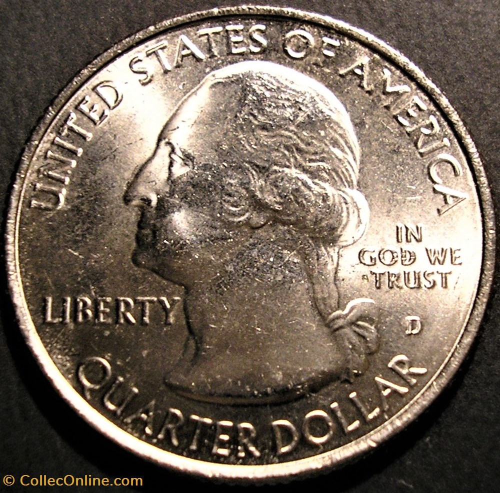Mount Hood - 2010 D Quarter Dollar - Oregon State 2 monnaie monde etat uni mount hood 2010 d quarter dollar oregon state