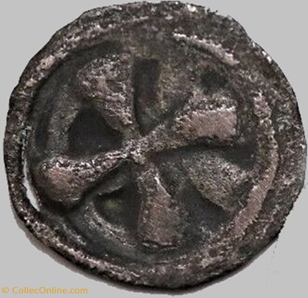 Évêché du Puy - Denier anonyme, X°-XII° siècle.. monnaies europe medievale france feodales eveche du puy denier anonyme x xii siecle
