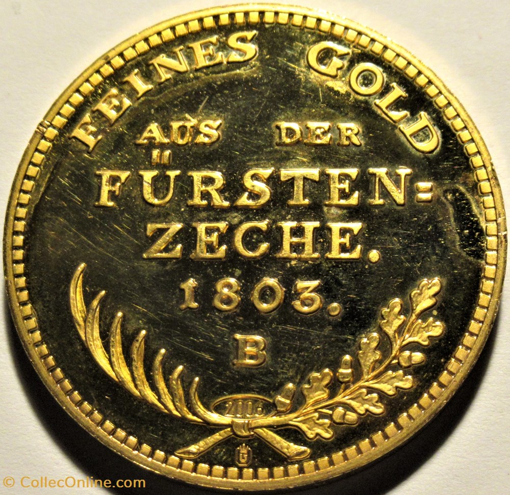 Friedrich Wilhelm III, 1803 Prussian Dukat Replica, Germany - Coins