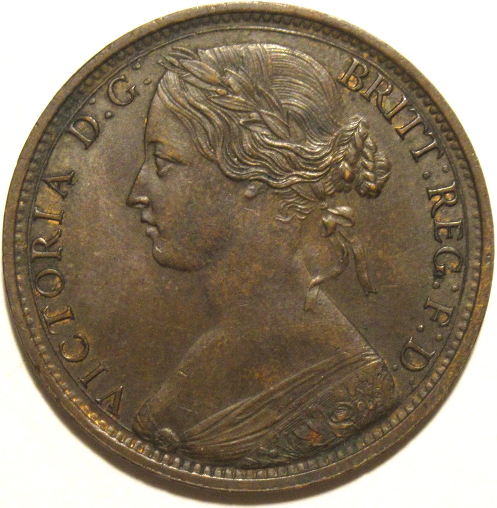 Victoria - One Penny 1863 - Kingdom of Great Britain monnaies monde royaume uni victoria one penny 1863 kingdom of great britain