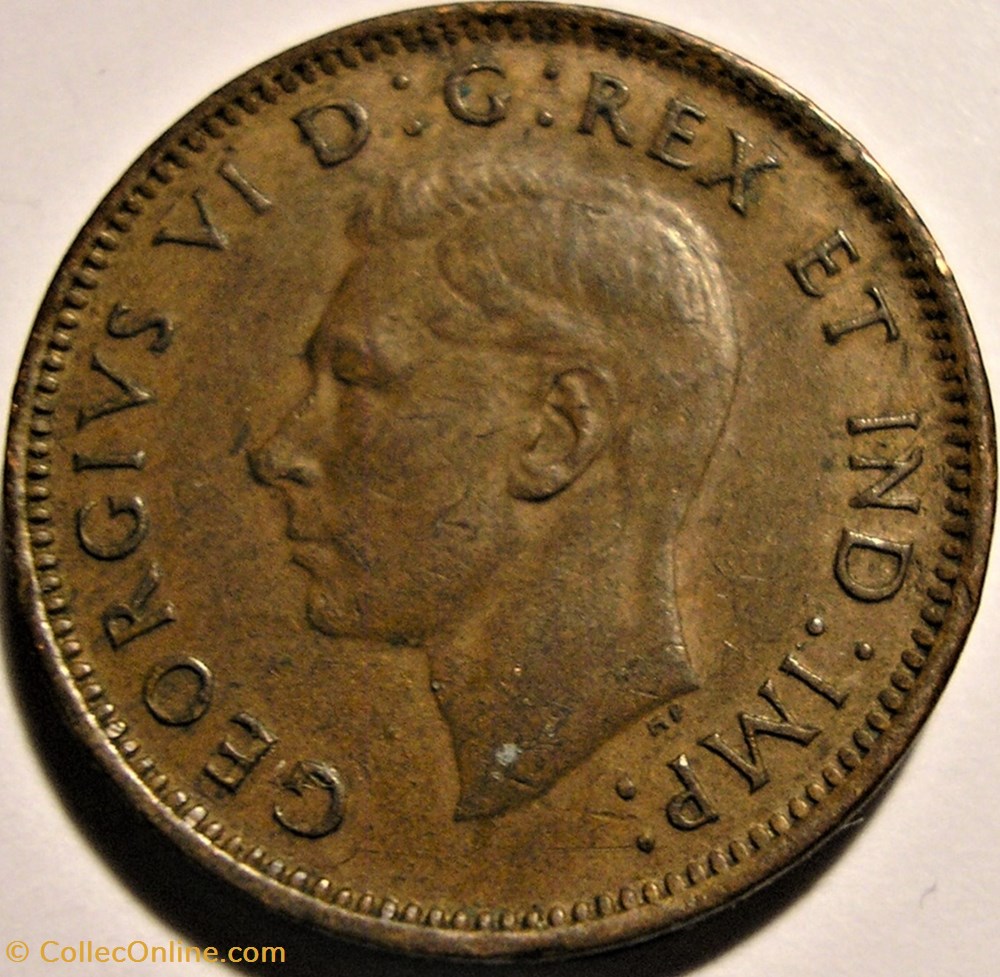 George VI - 1 Cent 1947 monnaie monde canadum george vi 1 cent 1947