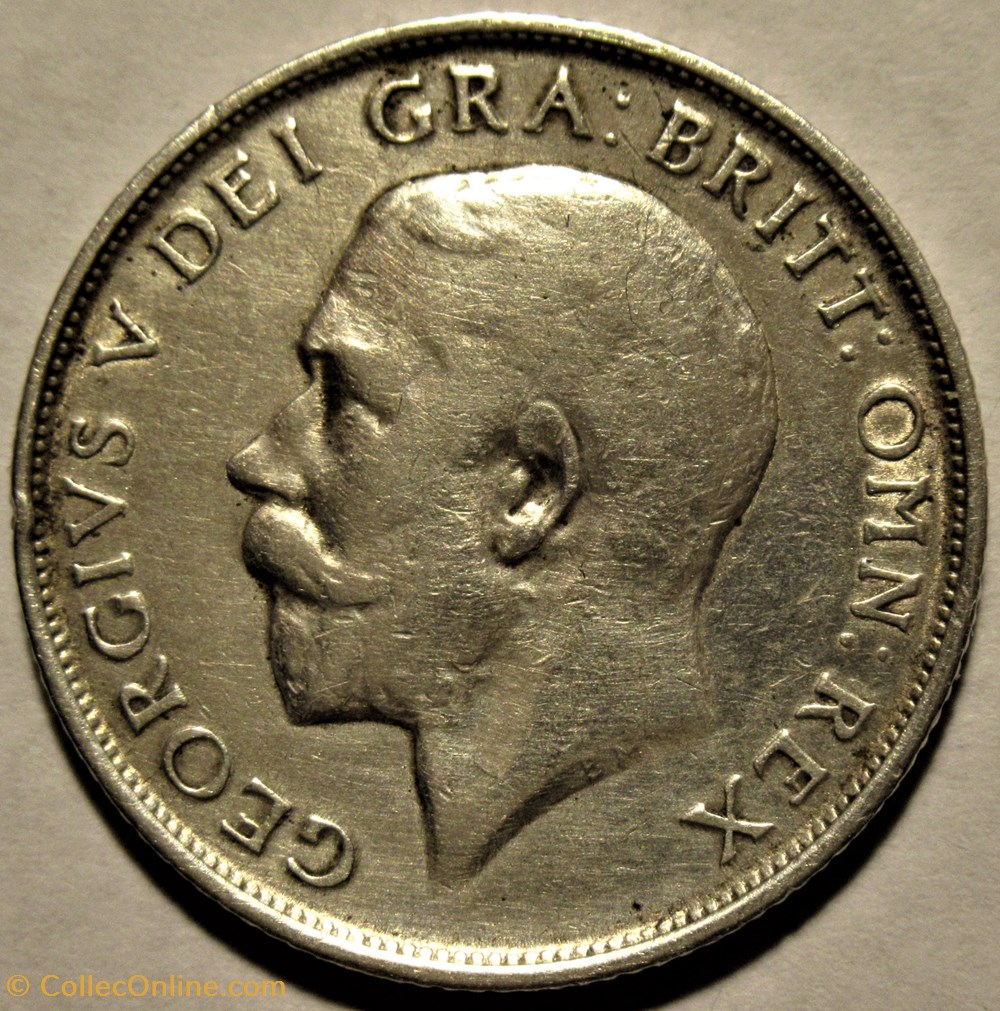 George V - One Shilling 1914 - Great Britain 2 monnaies monde royaume uni george v one shilling 1914 great britain