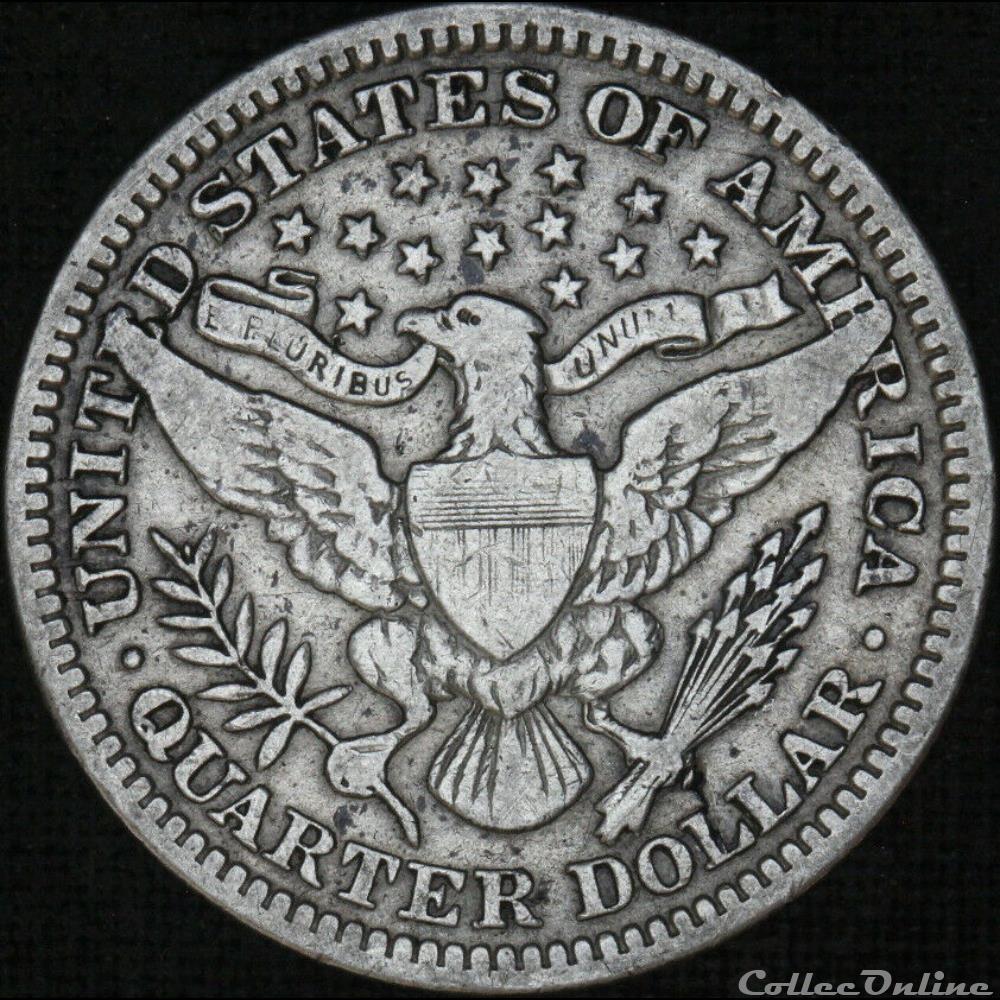 1908 Quarter Dollar monnaie monde etat uni 1908 quarter dollar