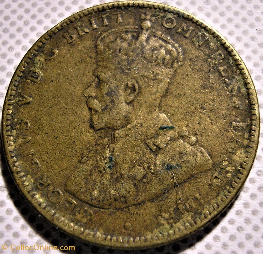 George V - 1 Shilling 1920 - West Africa 2 monnaies monde nigeria george v 1 shilling 1920 west africa