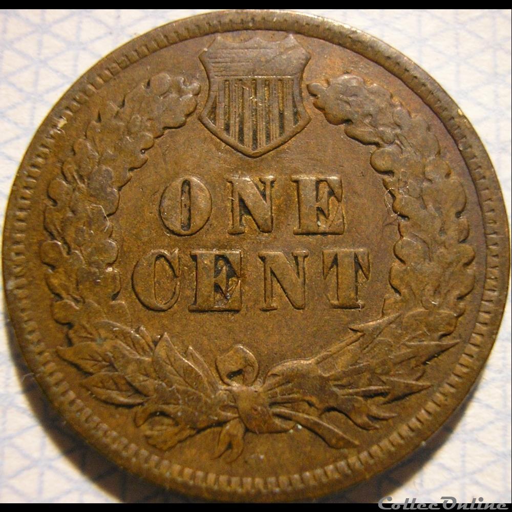 1902 One Cent (ex.2) monnaie monde etat uni 1902 one cent ex 2