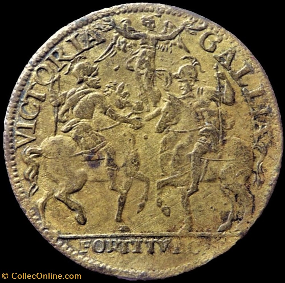 Charles IX - Jeton 1566 Victoria Gallia, Fortitudo monnaies paranumismatique jetons poids charles ix jeton 1566 victoria gallia fortitudo
