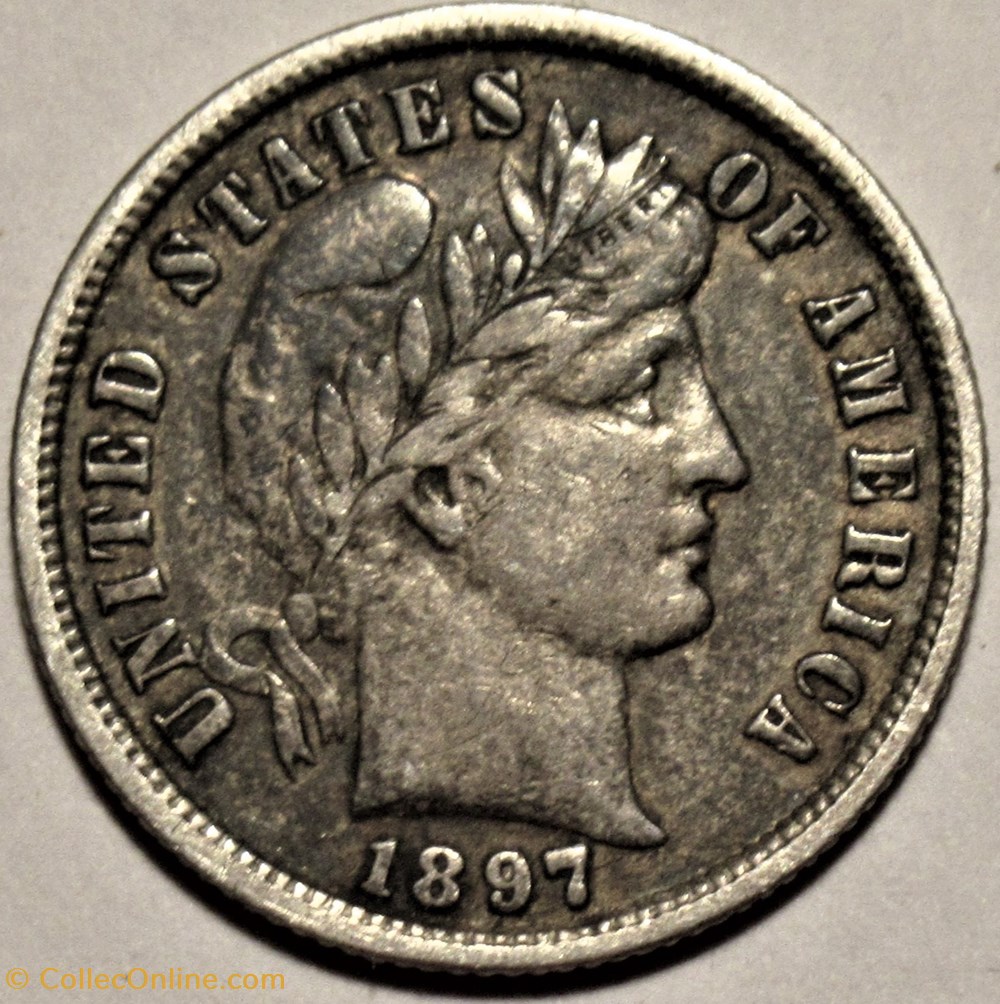 1897 Dime monnaies monde etats unis 1897 dime