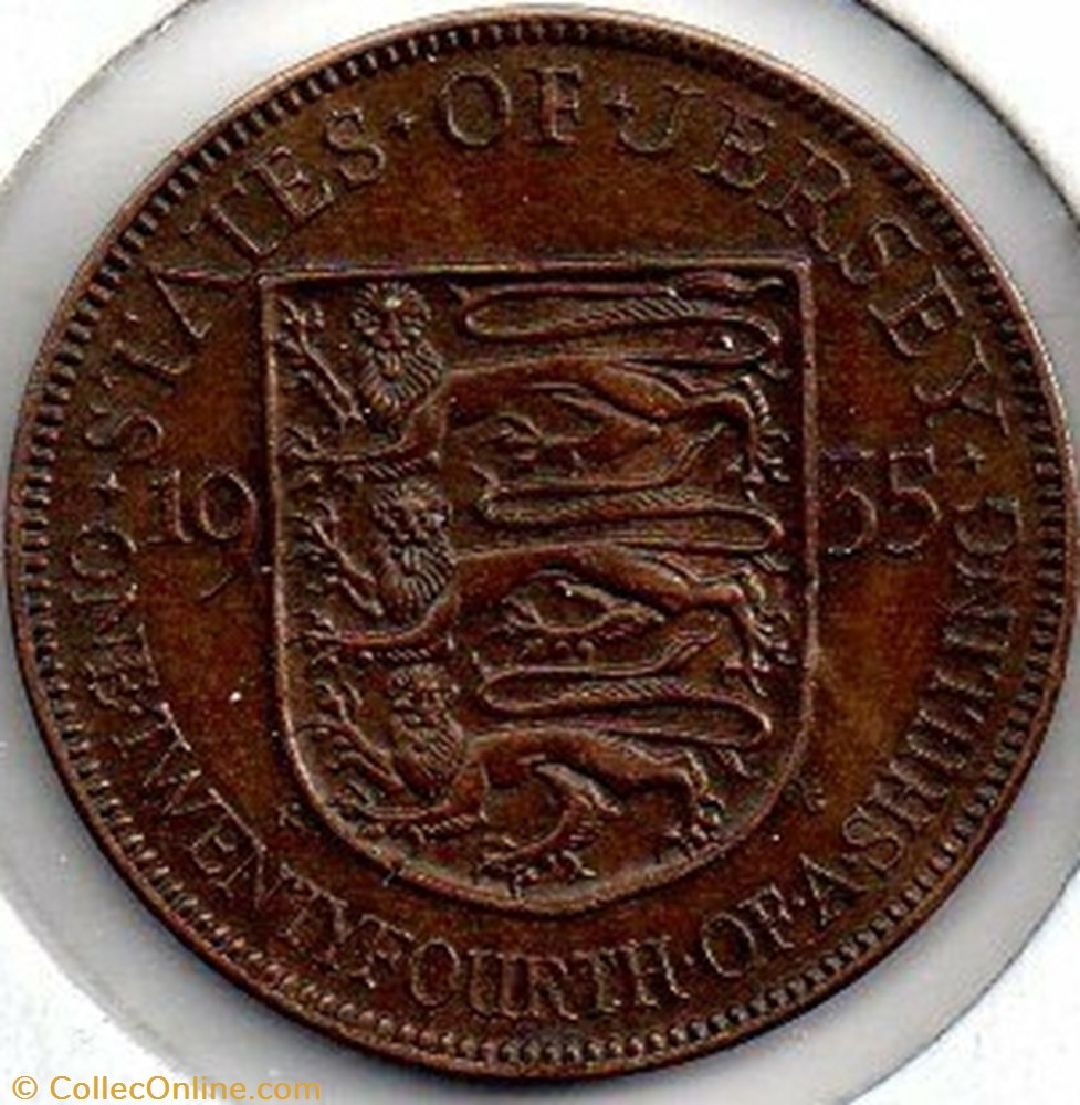 George V - 1/24 Shilling 1935 - Jersey monnaies monde george v 1 24 shilling 1935 jersey