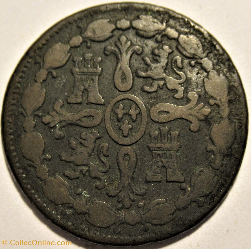 1799 - 8 Maravedis Segovia - Carlos IV de España 3 monnaies monde espagne 1799 8 maravedis segovia carlos iv de espana