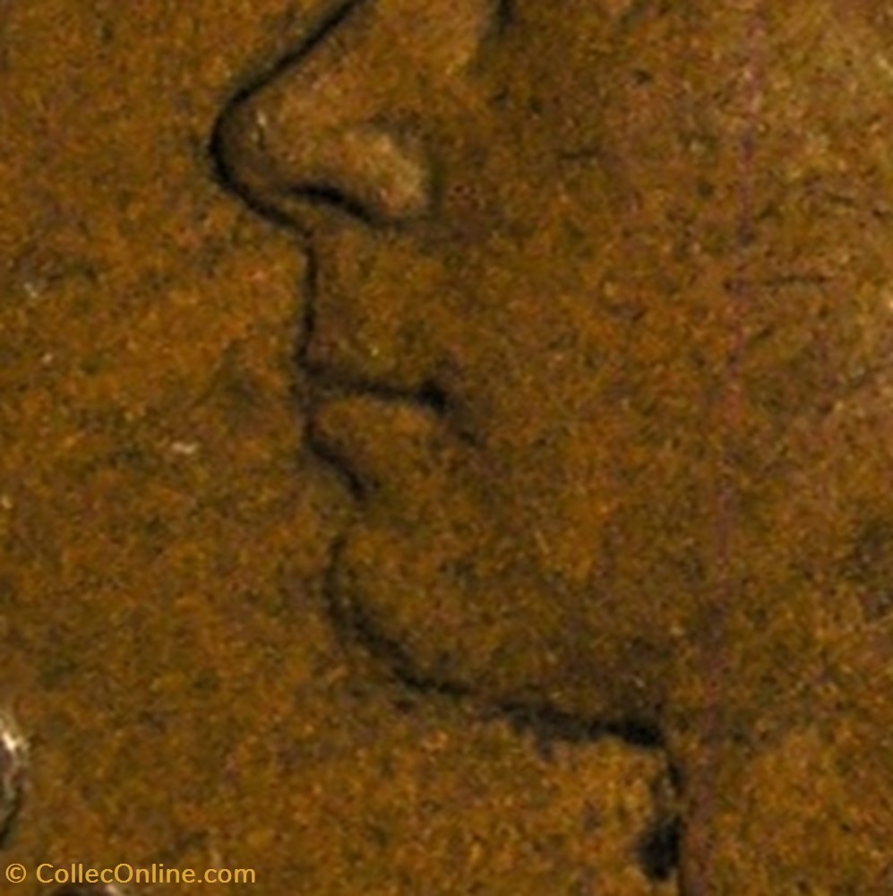 George VI - 1 Cent 1943 - Error 3 monnaie monde canadum george vi 1 cent 1943 error