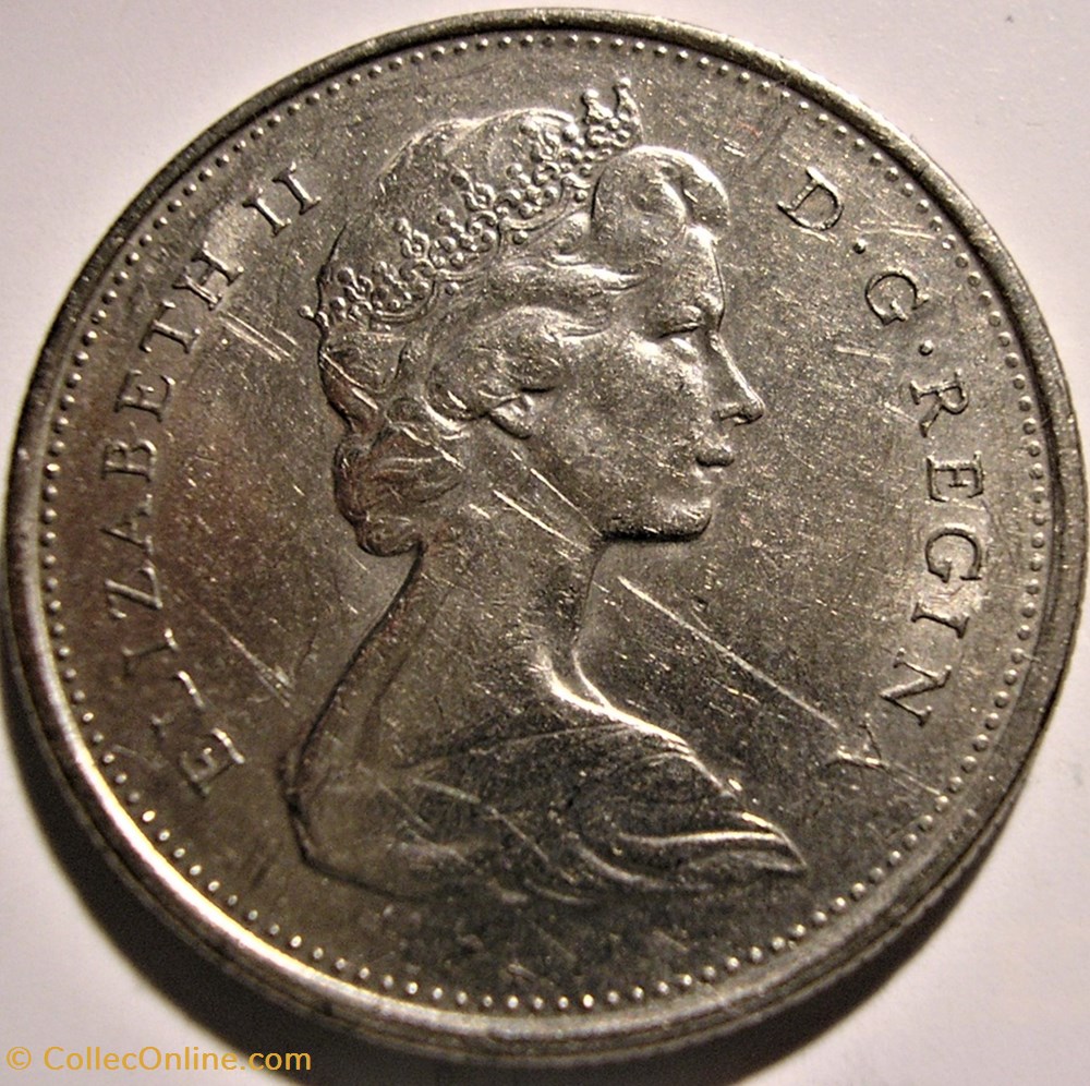 Elizabeth II - 25 Cents 1975 monnaie monde canadum elizabeth ii 25 cents 1975