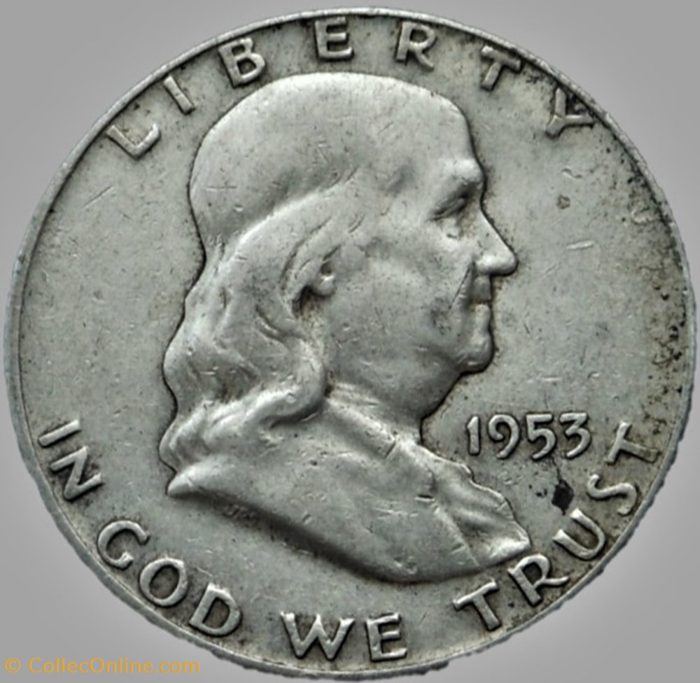1953 Denver Half $ - Bugs Bunny monnaies monde etats unis 1953 denver half bugs bunny
