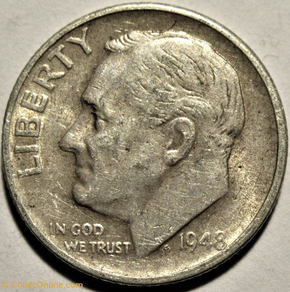 monnaies monde etats unis 1948 san francisco dime
