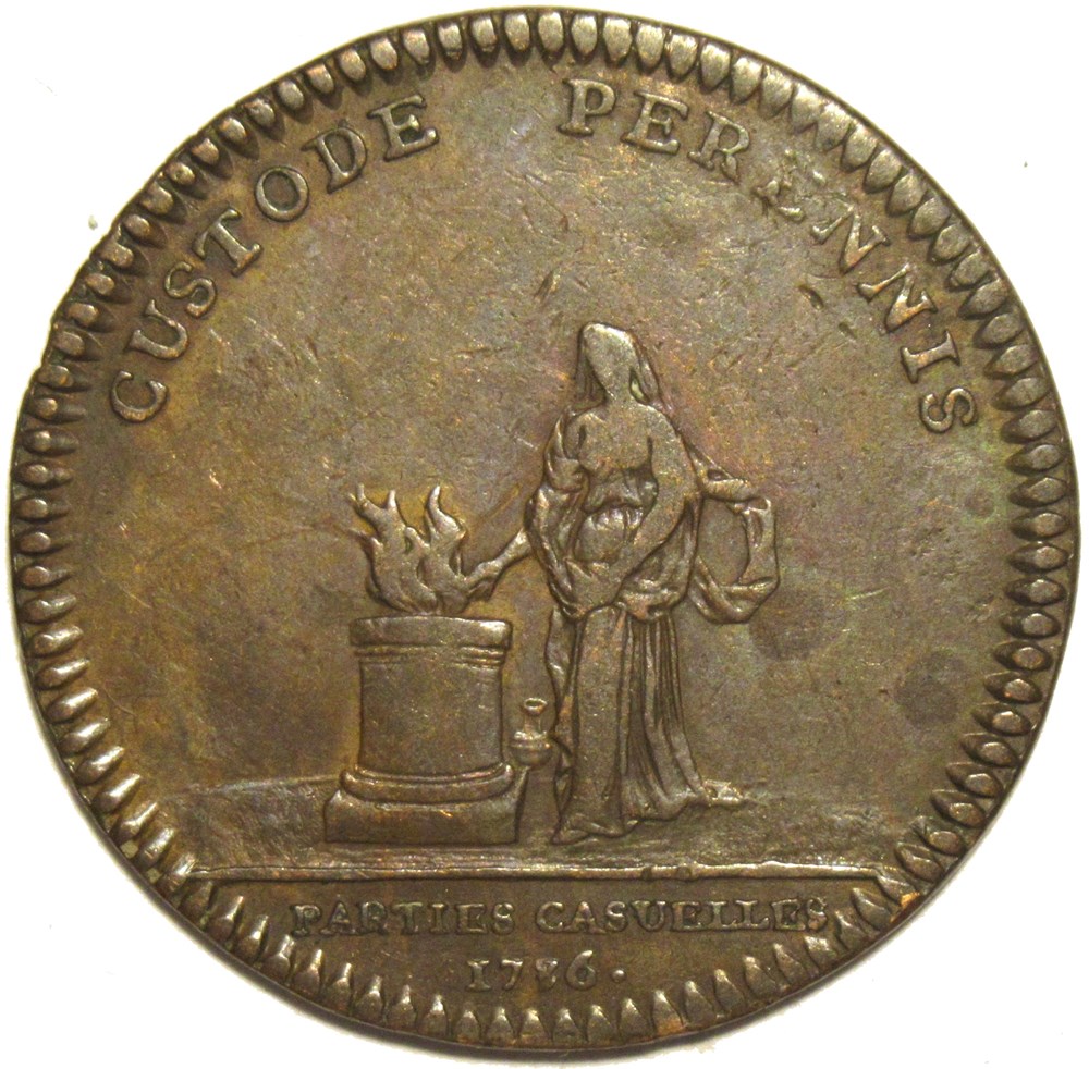 Louis XV - 1736 Jeton, parties casuelles monnaies paranumismatique jetons poids louis xv 1736 jeton parties casuelles