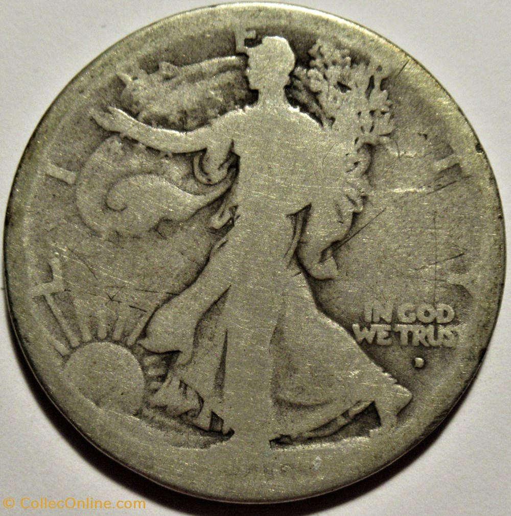 1916 Denver Half Dollar monnaies monde etats unis 1916 denver half dollar