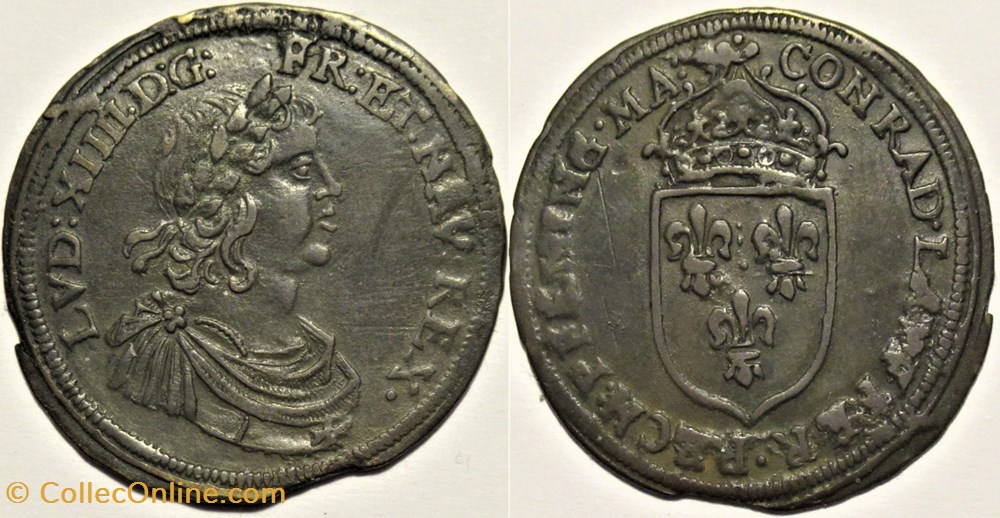 Louis XIV - c.1658, Jeton Rechenpfennig par Conrad Lauffer monnaies paranumismatique jetons poids louis xiv c 1658 jeton rechenpfennig par conrad lauffer