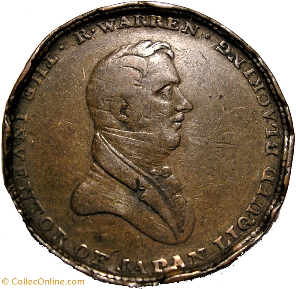 ca. 1811-1815 HalfPenny - Robert Warren, London, England monnaie monde royaume uni ca 1811 1815 halfpenny robert warren london england