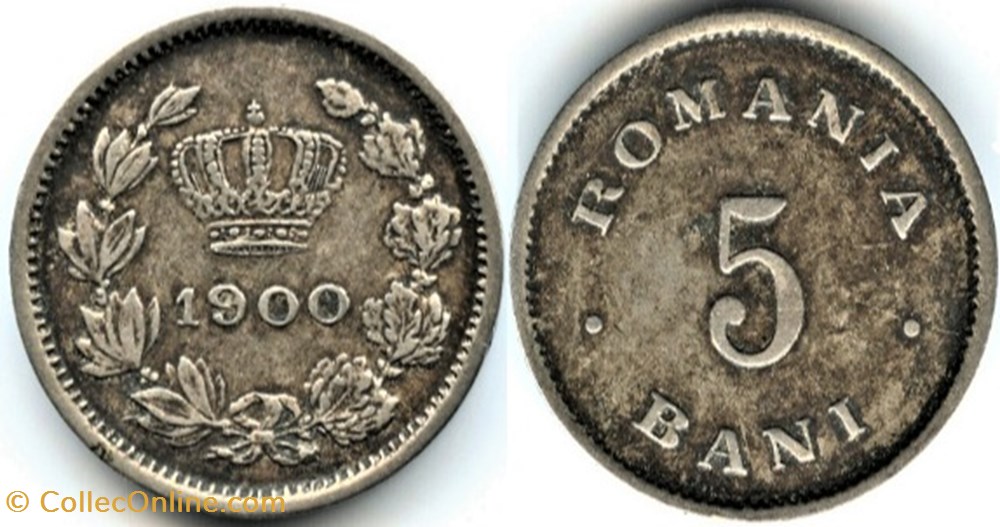 monnaies monde roumanie carol i of romania 5 bani 1900