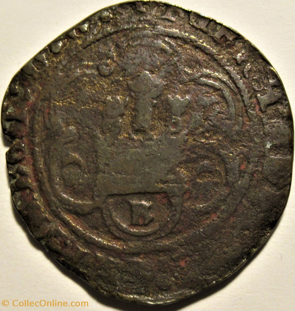 ca. 1552-1556 Burgos, 4 Maravedis - Isabel de Castilla & Fernando de Aragon 2 monnaies monde espagne ca 1552 1556 burgos 4 maravedis isabel de castilla fernando de aragon