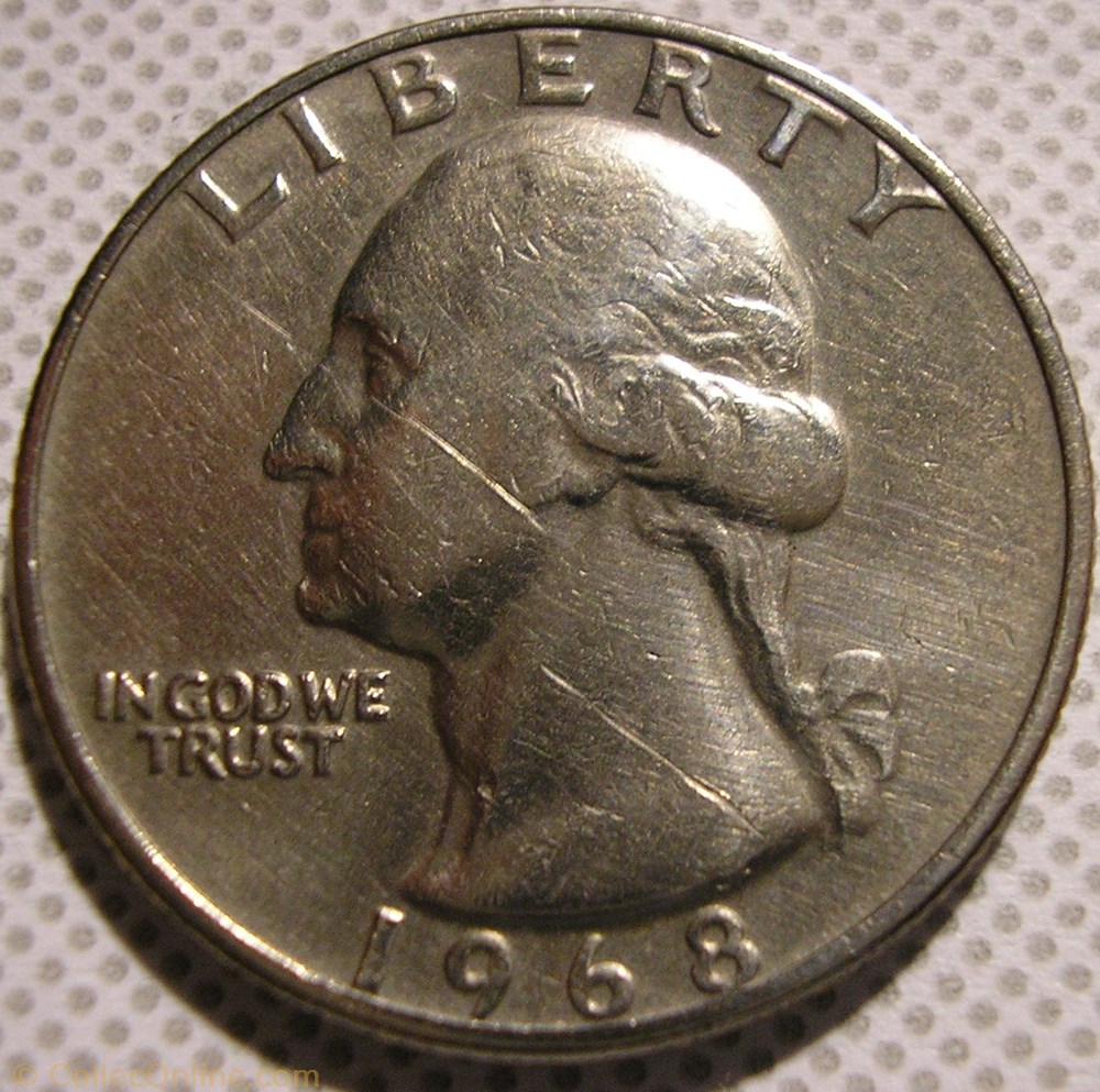 1968 Quarter Dollar monnaie monde etat uni 1968 quarter dollar
