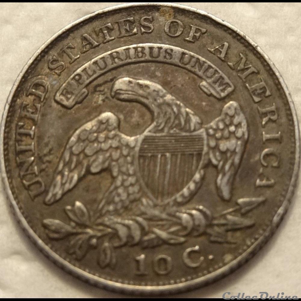 monnaie monde etat uni 1829 dime 10 cents