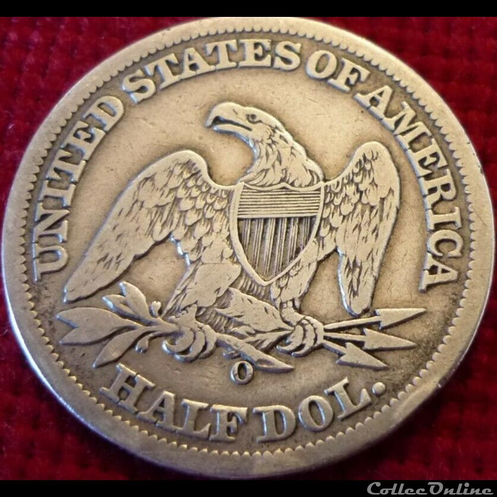 1849 O - Half Dollar monnaies monde etats unis 1849 o half dollar