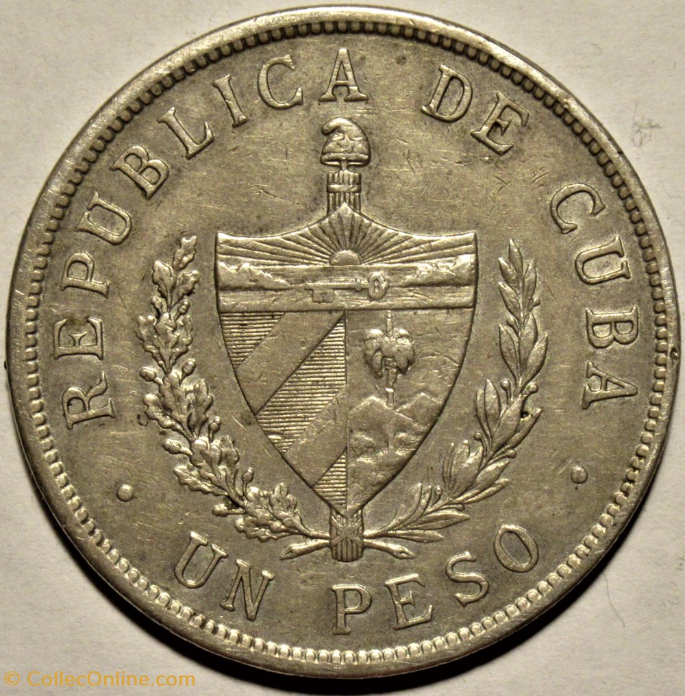 Cuba - Un Peso 1932 monnaies monde cuba un peso 1932