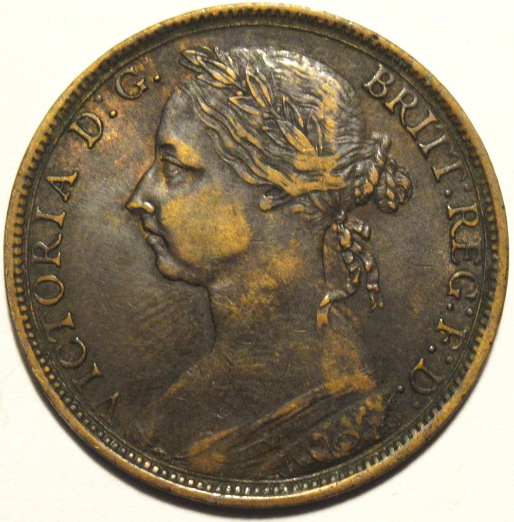 Victoria - One Penny 1891 - Kingdom of Great Britain monnaies monde royaume uni victoria one penny 1891 kingdom of great britain