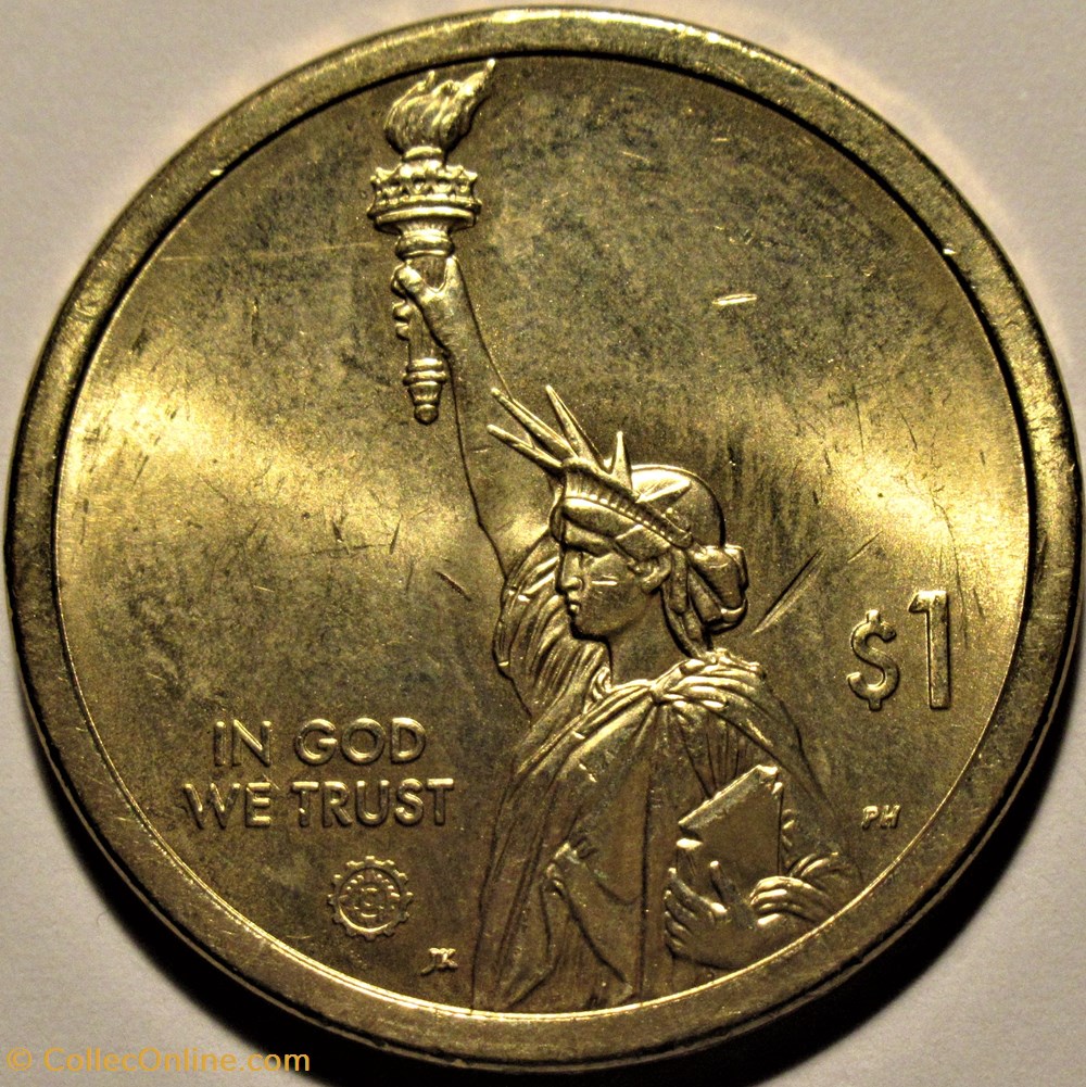 American Innovation One Dollar 2019 - Polio vaccine, Dr. Jonas Salk, Pennsylvania 2 monnaies monde etats unis american innovation one dollar 2019 polio vaccine dr jonas salk pennsylvania