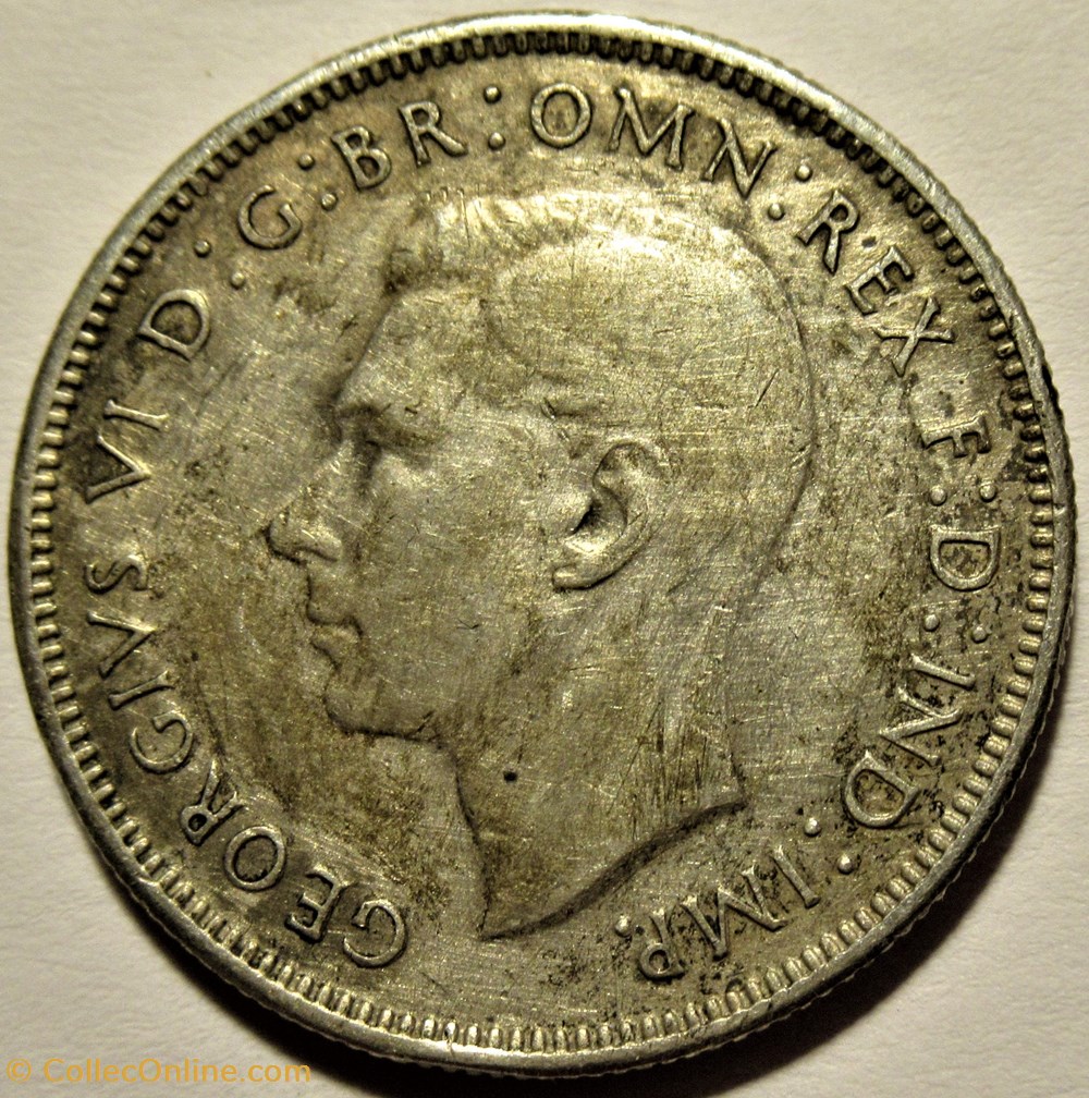 George VI - One Florin 1940 Melbourne - Australia 2 monnaies monde australie george vi one florin 1940 melbourne australia