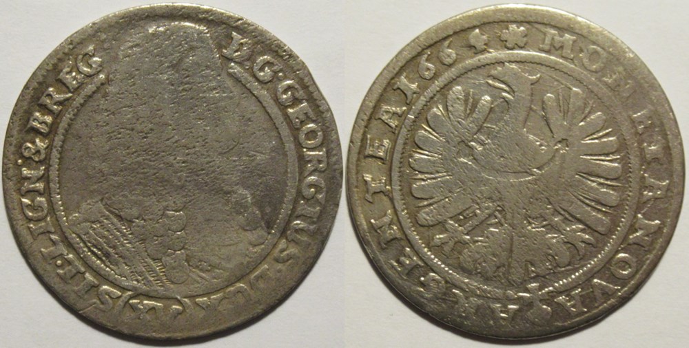 1664 Silesia-Liegnitz-Brieg, 15 Kreuzer - Georg III of Brieg monnaies monde pologne 1664 silesia liegnitz brieg 15 kreuzer georg iii of brieg