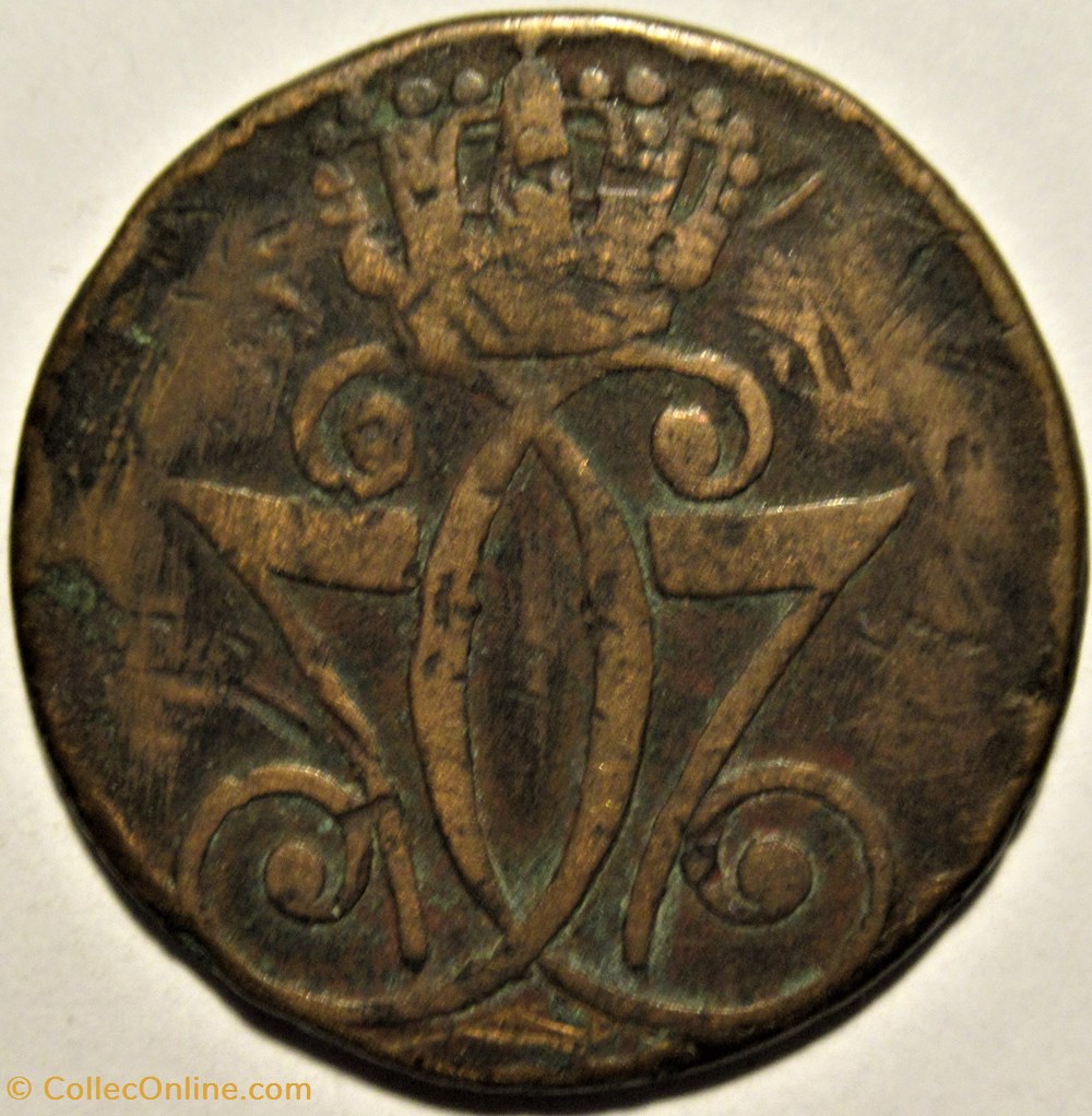 Christian VII - 1 Skilling Dansk 1771 2 monnaies monde danemark christian vii 1 skilling dansk 1771