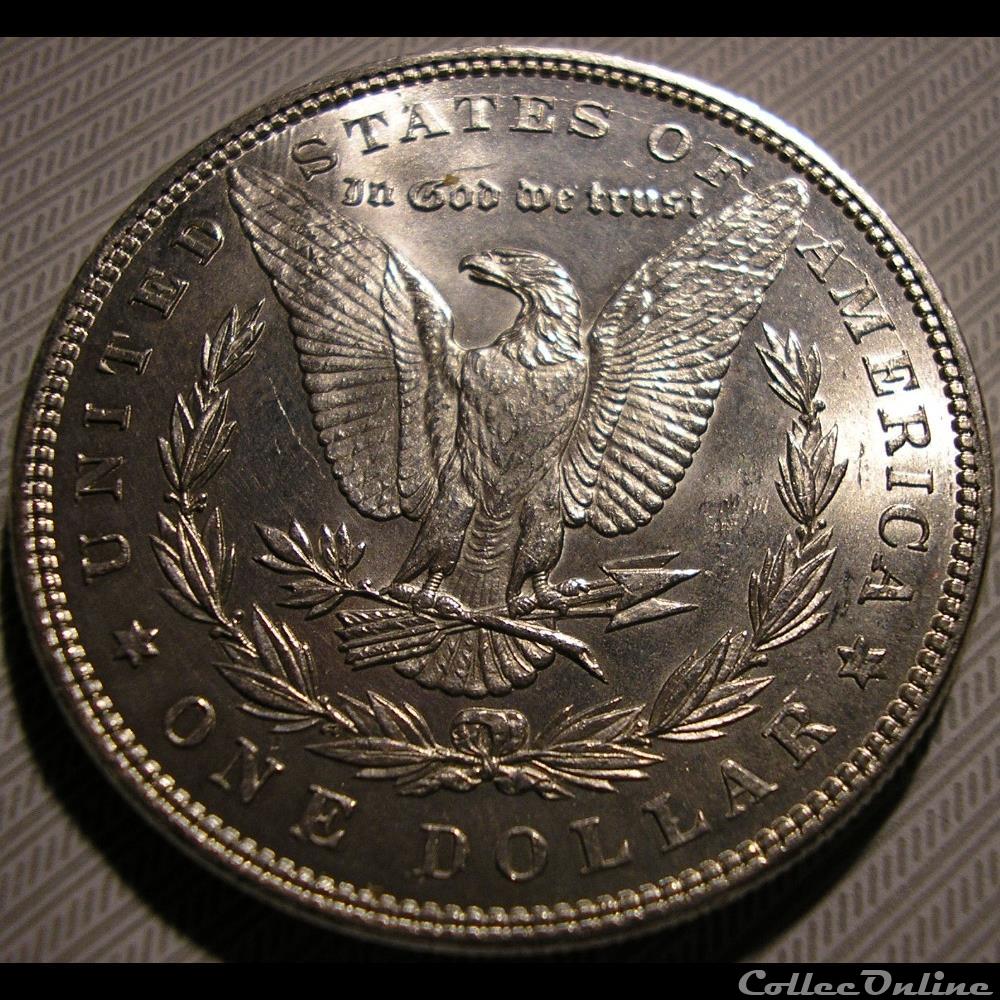 1885 Dollar 4 monnaies monde etats unis 1885 dollar