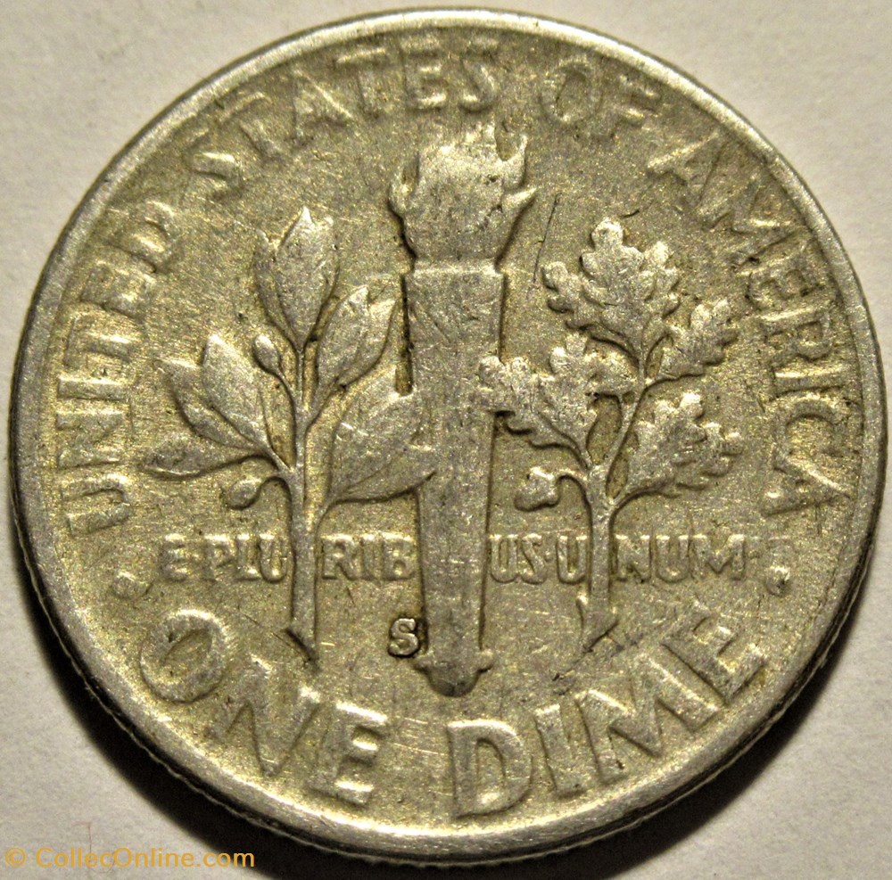 1954 San Francisco Dime monnaies monde etats unis 1954 san francisco dime