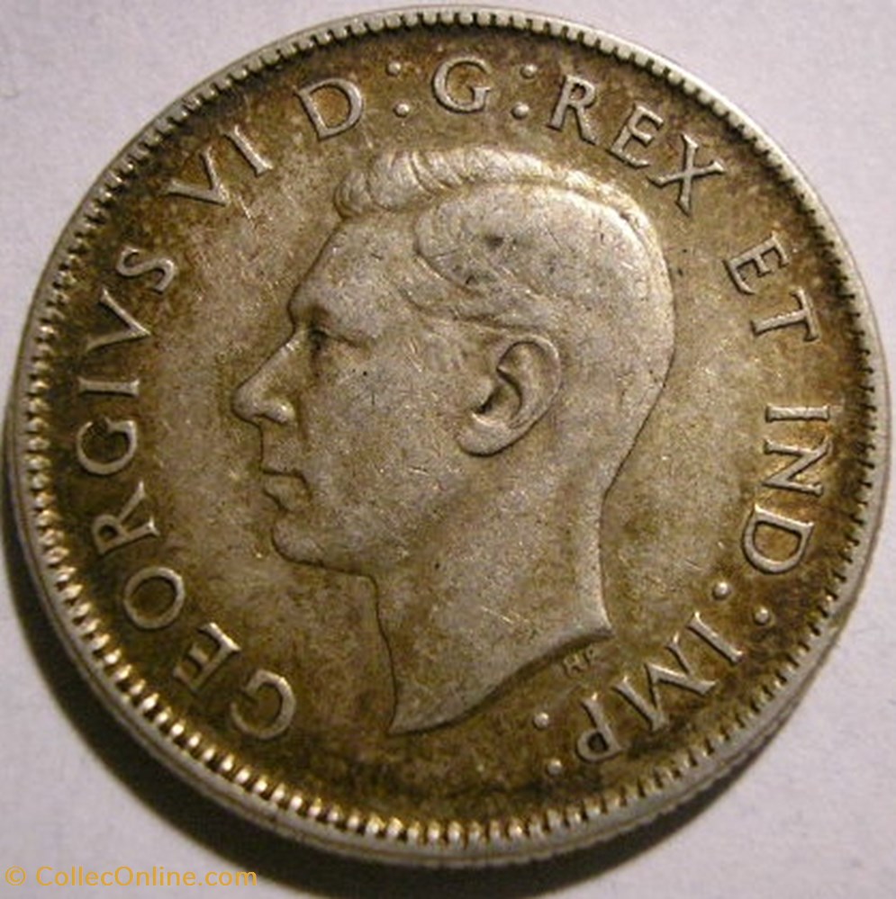 George VI - 25 Cents 1937 monnaie monde canadum george vi 25 cents 1937