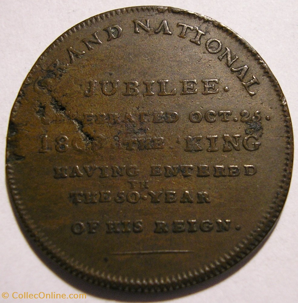 George III - Grand Jubilee Token 1809 UK - Kettle & Sons 5 monnaies paranumismatique jetons poids george iii grand jubilee token 1809 uk kettle sons